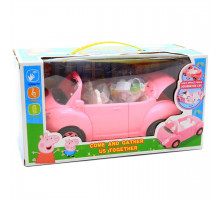 Розовая машинка Свинки, фигурки, аксессуары YM11-803