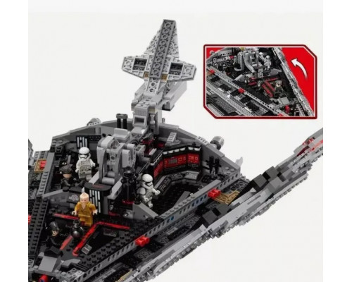 Конструктор Star Wars (арт.8888) "Крейсер Первого Ордена", 1416 деталей