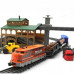 Детская железная дорога 4,5 м Грузовой Поезд с Лесопилкой и Погрузочной Станцией Power Train (BSQ 2083)