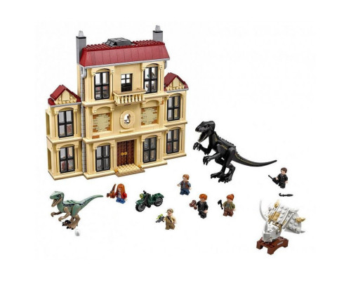 Конструктор "Jurassic World - Нападение Индораптора в поместье Локвуд" (10928)