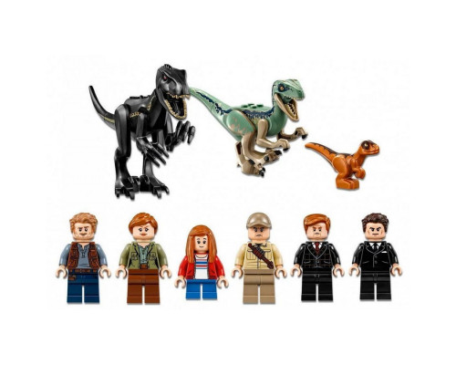 Конструктор "Jurassic World - Нападение Индораптора в поместье Локвуд" (10928)