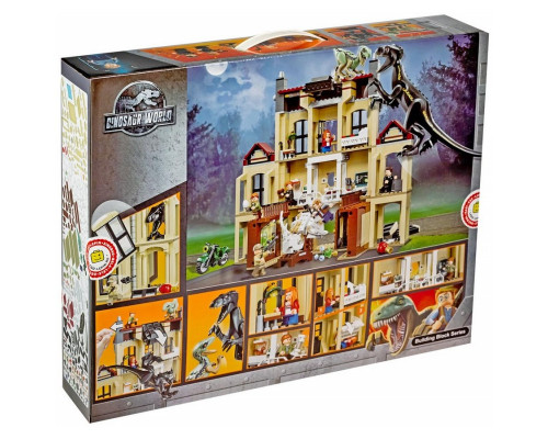 Конструктор "Jurassic World - Нападение Индораптора в поместье Локвуд" (10928)