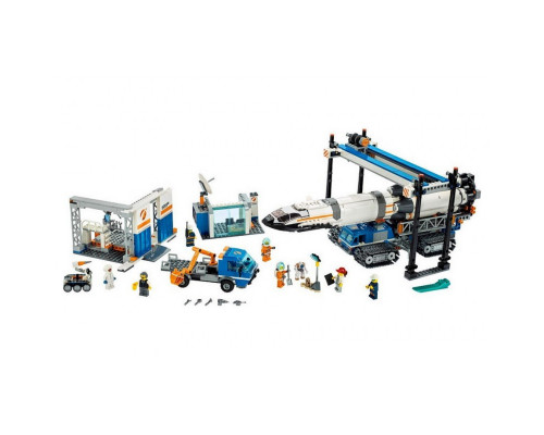 Конструктор Город - "Площадка для сборки и транспорт для перевозки ракеты" (арт.11388)