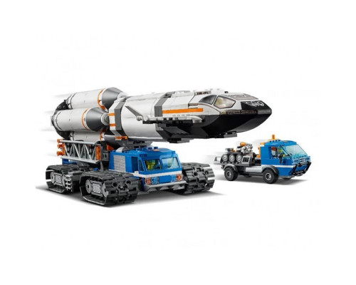 Конструктор Город - "Площадка для сборки и транспорт для перевозки ракеты" (арт.11388)