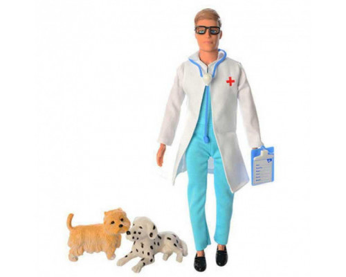 Кукла Defa Ветеринар с аксессуарами (.арт8347)