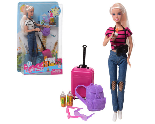 Кукла Defa "Путешественница" с аксессуарами (арт.8389)