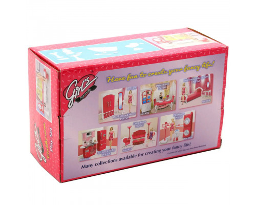 Набор кукольной мебели Gloria 3013 "Ванная комната"