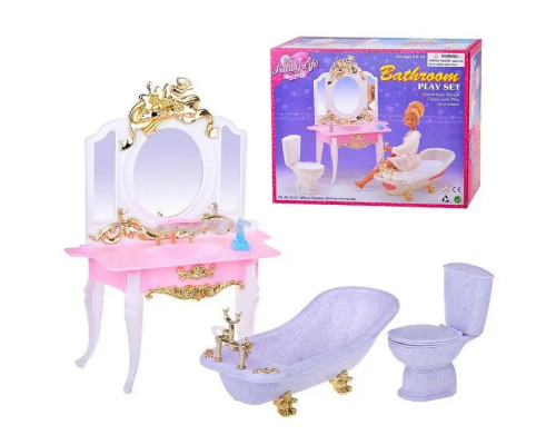 Мебель для кукол Gloria Ванная комната 2316