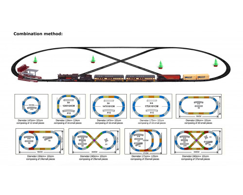 Железная дорога со звуком и светом (Fenfa) 1601 В-1