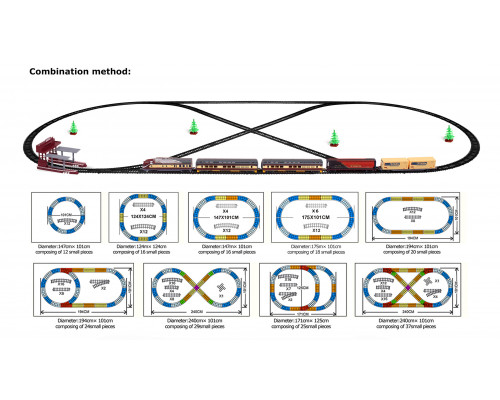 Железная дорога со звуком и светом (Fenfa) 1601 В-1