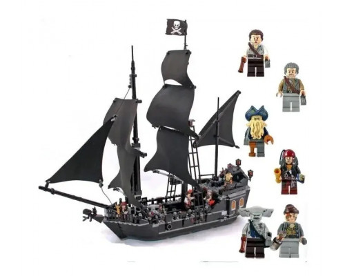 Конструктор "Черная жемчужина — Пиратский Корабль", 804 деталей