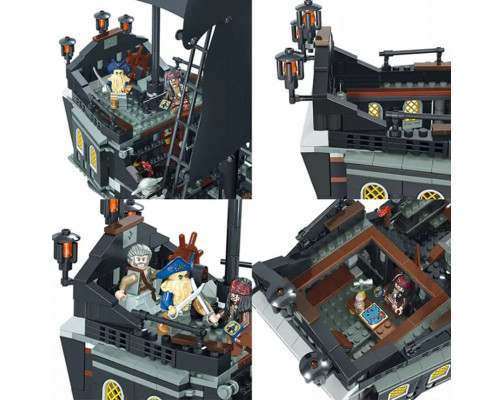 Конструктор "Черная жемчужина — Пиратский Корабль", 804 деталей