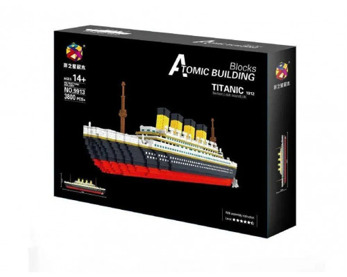 Конструктор большой титаник (арт. 9913 BT) 3800 деталей