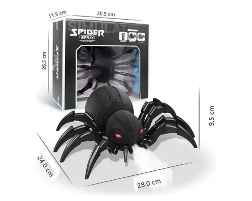 Робот-паук "Черная Вдова" (арт. 128A) с дистанционным управлением с распылителем и подсветкой