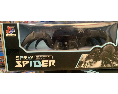 Робот-паук "Черная Вдова" (арт. 128A) с дистанционным управлением с распылителем и подсветкой