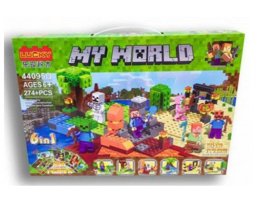 Конструктор MY WORLD (арт.44095Q) 274дет.