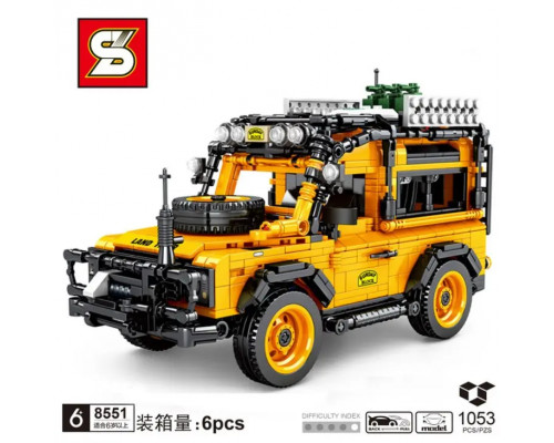 Конструктор SY 8551 "Внедорожник Land Rover Defender 90", 1053 дет 