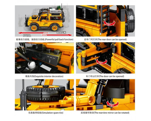 Конструктор SY 8551 "Внедорожник Land Rover Defender 90", 1053 дет 