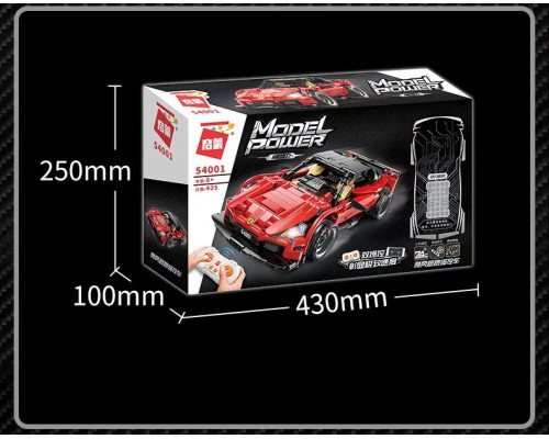 Конструктор радиоуправляемый Qman 54001 