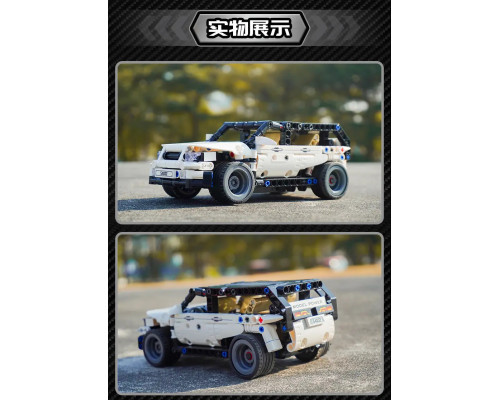 Конструктор радиоуправляемый Qman 54002 "Джип" с аккумулятором, 415 дет