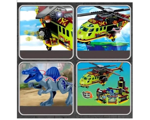 Конструктор Jurassic World - Нападение динозавров на базу (арт. FC3726)