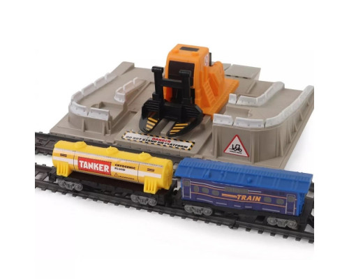 Детская железная дорога с автопогрузчиком Power Train (BSQ 2084)