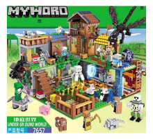 Конструктор "My world - Minecraft - Большая Деревня жителей" (арт. 7657 BT)