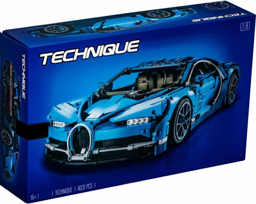 Конструктор Спорткар (арт. 86001SH) Bugatti Chiron 4031 деталей