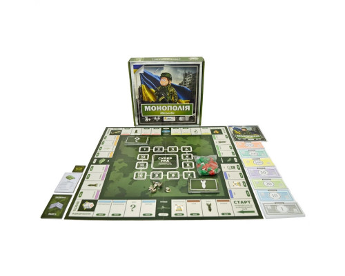 Настольная игра Монополия Военная - Украинская версия (арт. 79610)