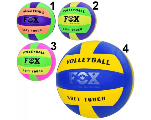 Мяч волейбольный - FOX Neon - Volleyball Official Softtouch (арт. MS3956)