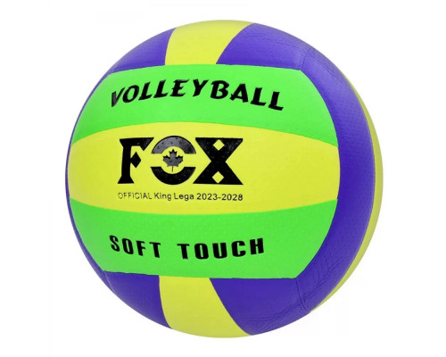Мяч волейбольный - FOX Neon - Volleyball Official Softtouch (арт. MS3956)