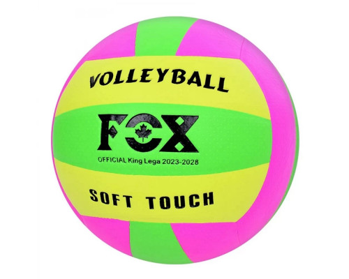 Мяч волейбольный - FOX Neon - Volleyball Official Softtouch (арт. MS3956)