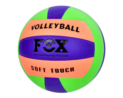 Мяч волейбольный - FOX Neon - Volleyball Official Softtouch (арт. MS3956)