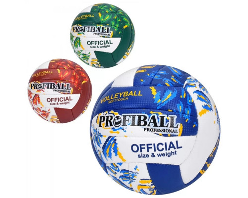 Мяч волейбольный - Profiball Professional - Volleyball Official Softtouch (арт. 1198ABC)