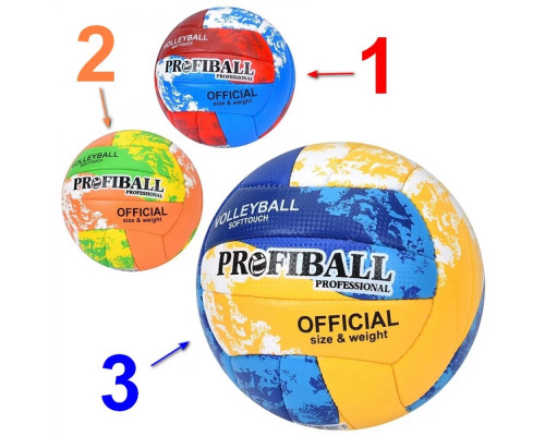 Мяч волейбольный - Profiball Professional - Volleyball Official Softtouch (арт. 1199ABC)