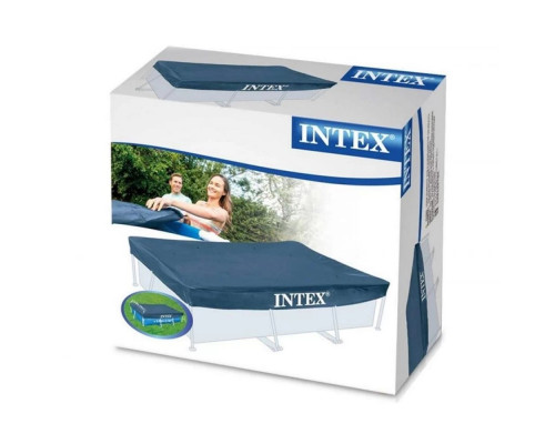 Тент - чехол для каркасного прямоугольного бассейна 300 х 200 см (Intex 28038)