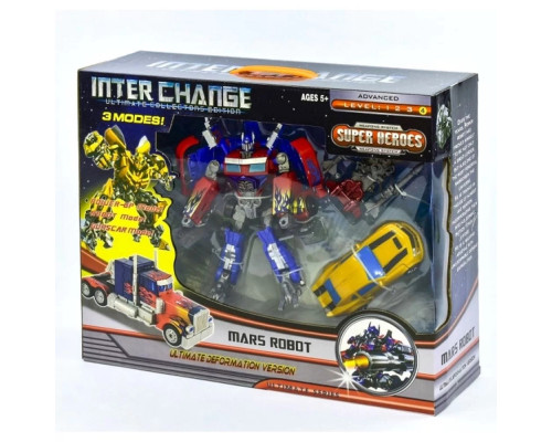 Трансформер Inter Chenge Super Heroes, робот + машина (арт. 4083RB)