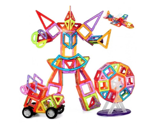 Конструктор магнитный Мега Набор - Magnetic Building Block NEW 108 деталей