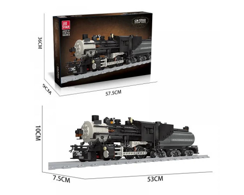 Конструктор Старинная Железная Дорога - Паровоз GWR CN5700 (арт. 59003)