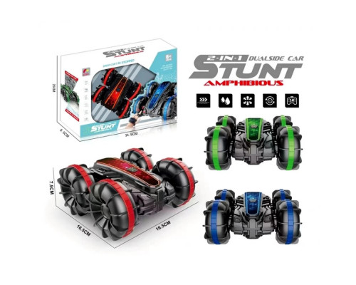 Гоночный автомобиль Амфибия на радиоуправлении с вращением на 360°, ездит по суше и воде (арт. CX-85)
