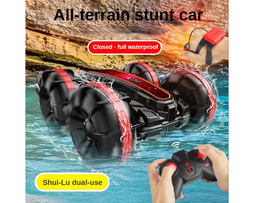 Гоночный автомобиль Амфибия на радиоуправлении с вращением на 360°, ездит по суше и воде (арт. CX-85)