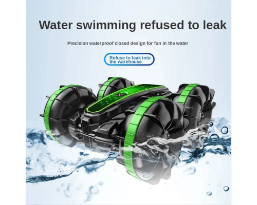 Гоночный автомобиль Амфибия на радиоуправлении с вращением на 360°, ездит по суше и воде (арт. CX-85)