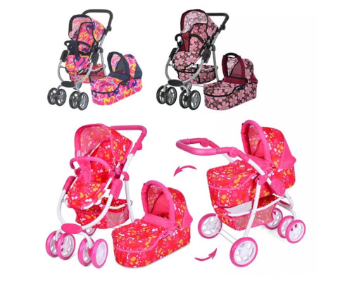 Коляска трансформер для кукол (Melogo 9662M)