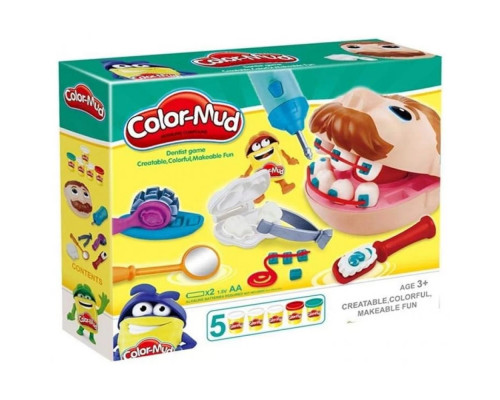 Набор для лепки - Мистер Зубастик у Стоматолога - пластилин-тесто Play-Doh