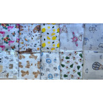 Муслиновая  двухслойная пеленка  90x80 см