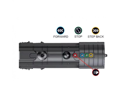 Железная дорога Classical Railroad 360+ см - паровоз с настоящим паром, звук поезда, свет, аккумулятор