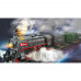 Железная дорога Classical Railroad 360+ см - паровоз с настоящим паром, звук поезда, свет, аккумулятор