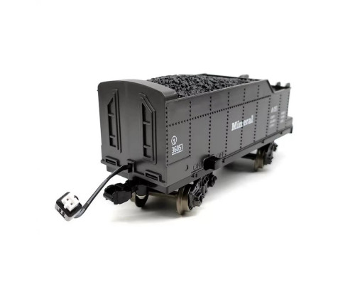 Железная дорога Classical Railroad 360+ см - паровоз с настоящим паром, звук поезда, свет, аккумулятор