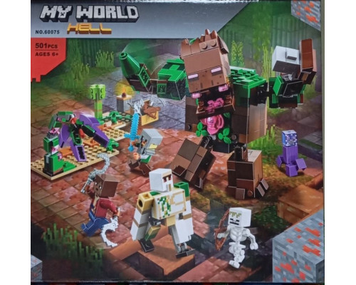 Конструктор Minecraft (арт.  60075) "Мерзость из джунглей" 501 дет.