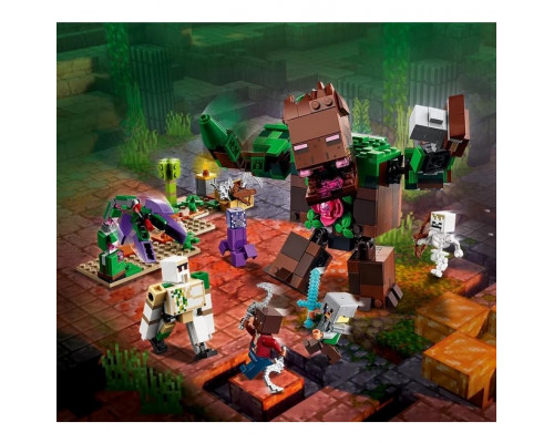 Конструктор Minecraft (арт.  60075) "Мерзость из джунглей" 501 дет.